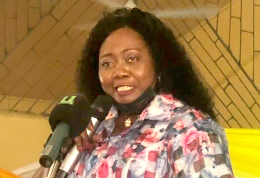 Madam Catherine Appiah, the Director-General in charge of Administration at the Ministry of Education, addressing students of the Aburi Girls Senior High School Madam Catherine Appiah, the Director-General in charge of Administration at the Ministry of Education, addressing students of the Aburi Girls Senior High School